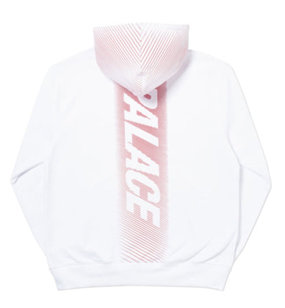 Palace Laser Lines Hood White