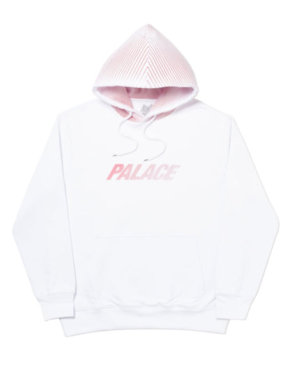 Palace Laser Lines Hood White