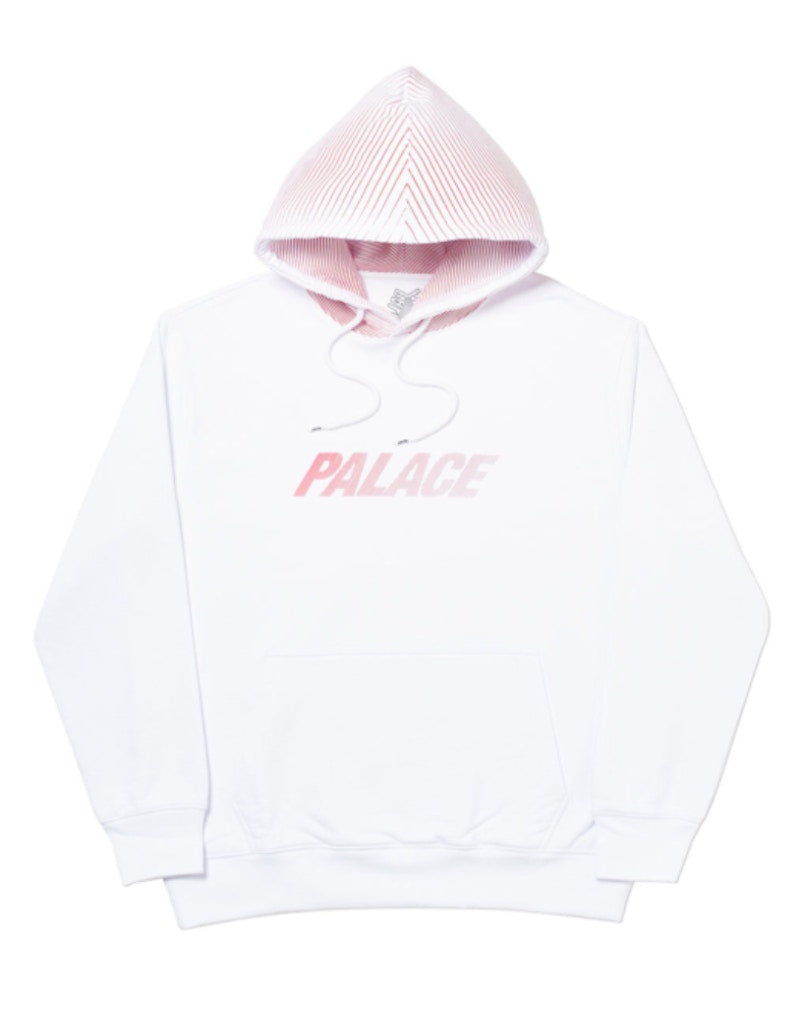 Palace Laser Lines Hood White