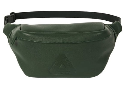 Palace Leather Bum Bag Green