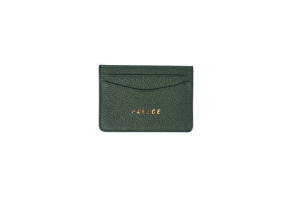 Palace Leather Card Holder Dark Green
