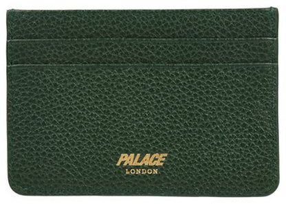 Palace Leather Card Holder Green