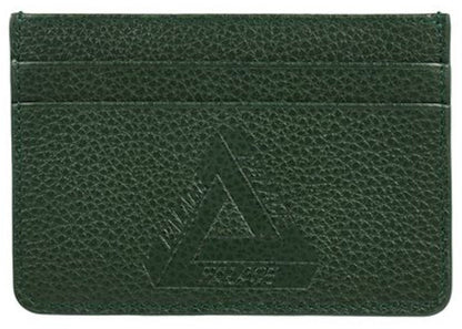 Palace Leather Card Holder Green