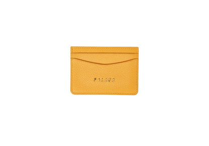 Palace Leather Card Holder Yellow