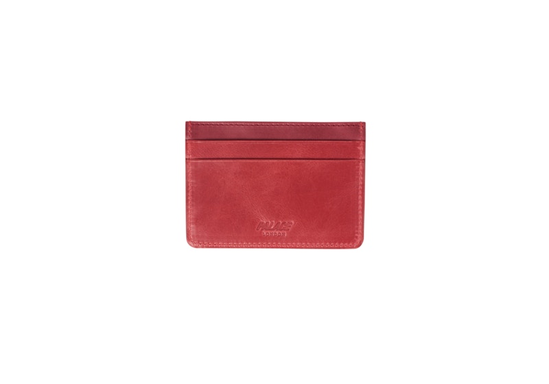 Palace Leather Cardholder Red