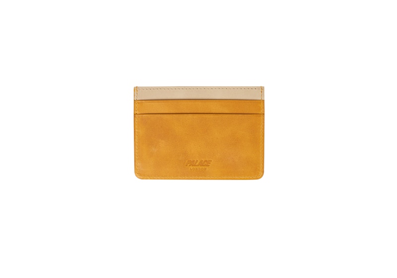 Palace Leather Cardholder Yellow