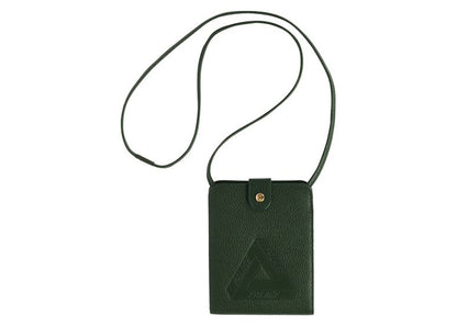 Palace Leather Hanging Wallet Green