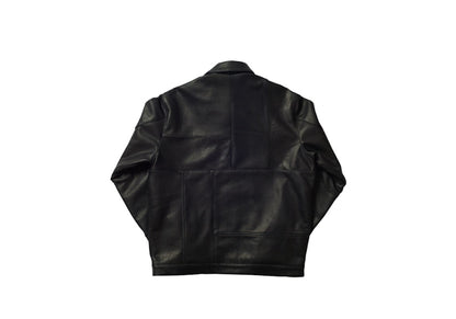 Palace Leather Panel Jacket Black
