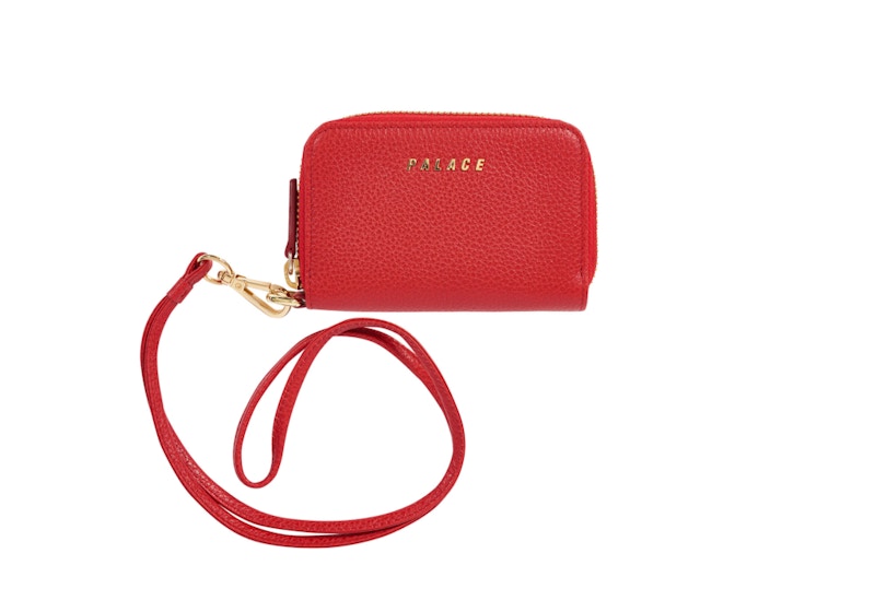 Palace Leather Wallet Red