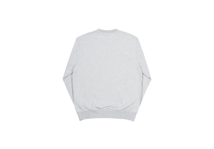Palace Line Crew Grey Marl/Orange