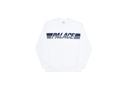 Palace Line Crew White/Navy