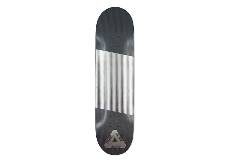 Palace Linear 8.2 Skateboard Deck Silver