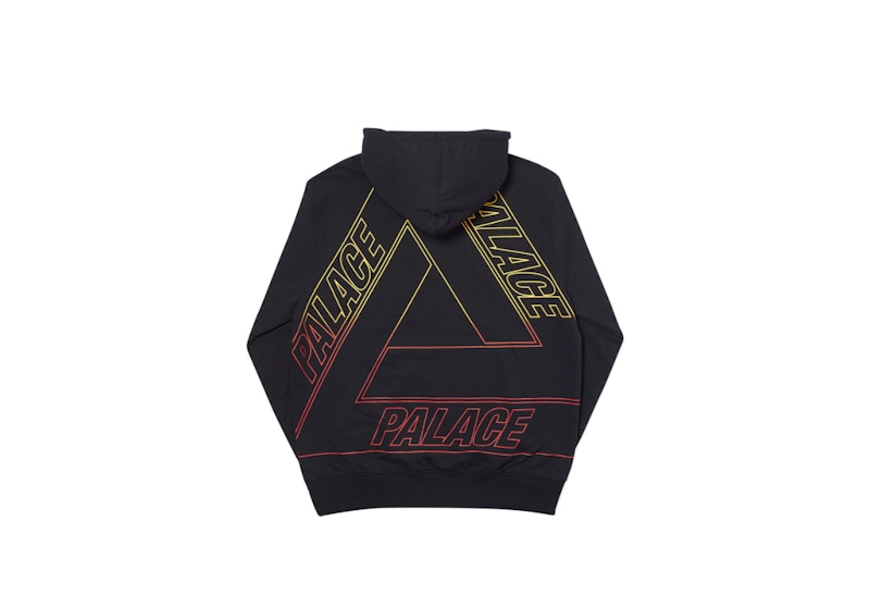 Palace Linear Triple Fade Hood Black