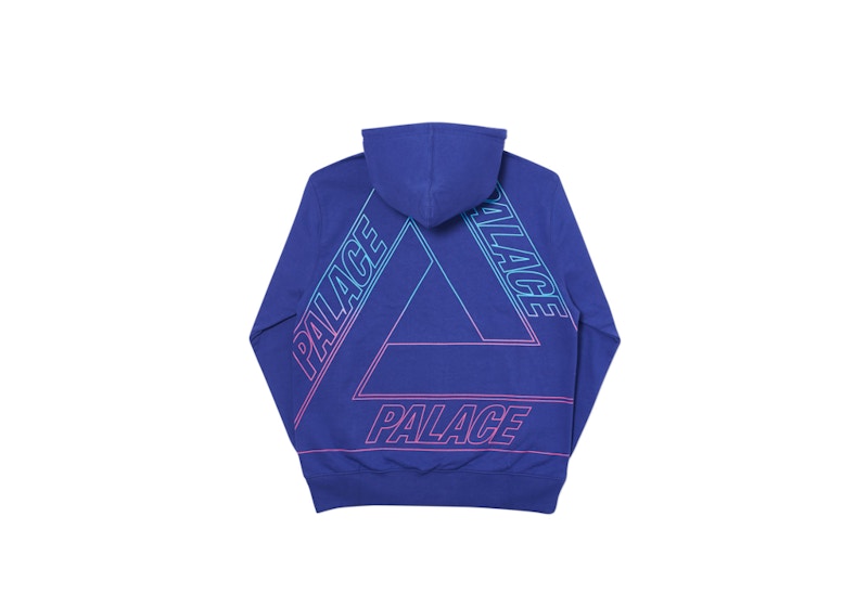 Palace Linear Triple Fade Hood Purple