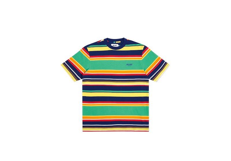 Palace Liner T-shirt Multi Yellow