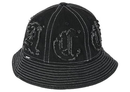 Palace Lique Denim Bucket Hat Black