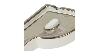 Palace Logo Ashtray White/Silver