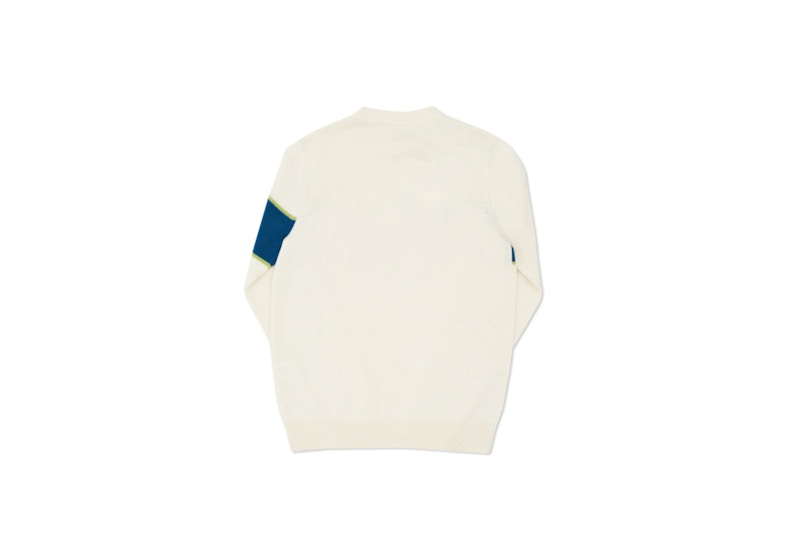 Palace Logo Knit White