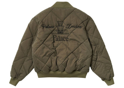 Palace London Diamond Bomber Olive