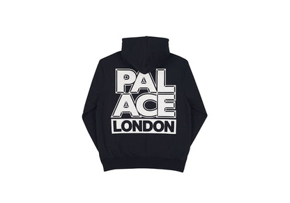 Palace London Hood Black/White