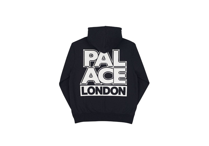 Palace London Hood Black/White