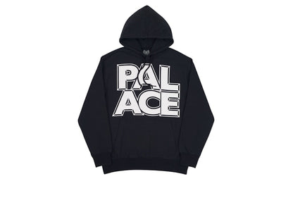 Palace London Hood Black/White