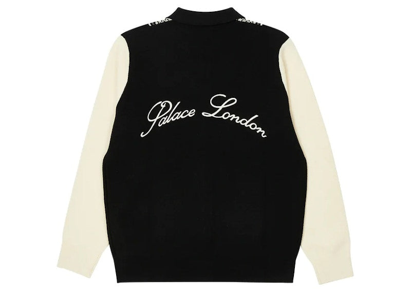 Palace London Knitted Polo Black