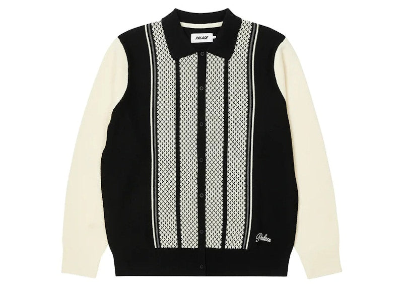 Palace London Knitted Polo Black