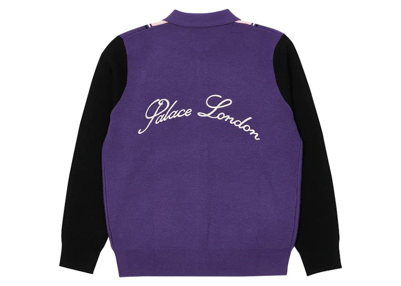 Palace London Knitted Polo Purple