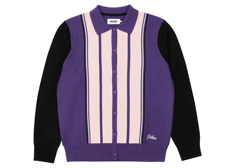 Palace London Knitted Polo Purple