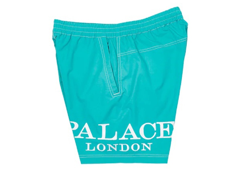 Palace London Swim Shorts Teal