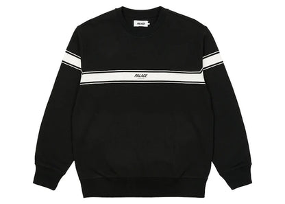 Palace London Tri Band Crew Black