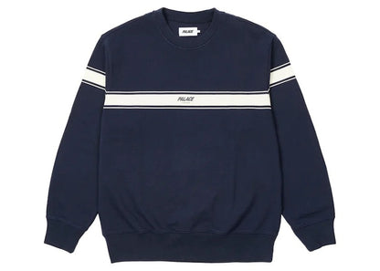 Palace London Tri Band Crew Navy