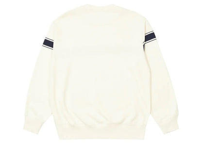 Palace London Tri Band Crew Off White