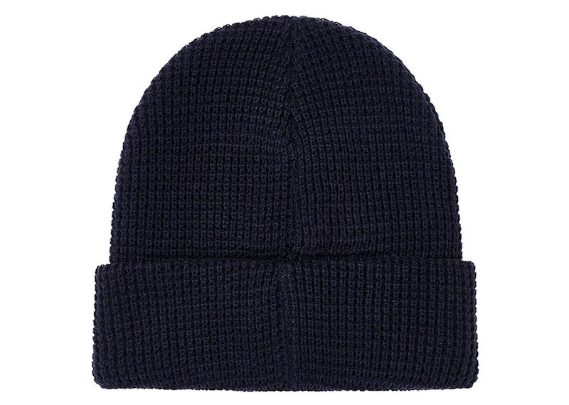 Palace London Waffle Beanie Navy