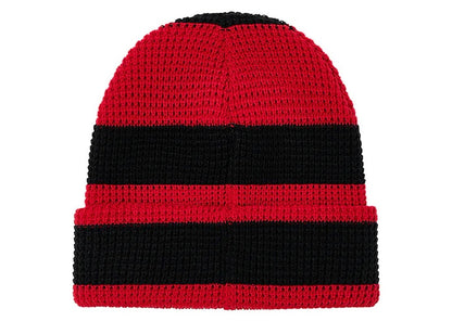 Palace London Waffle Beanie Red/Black