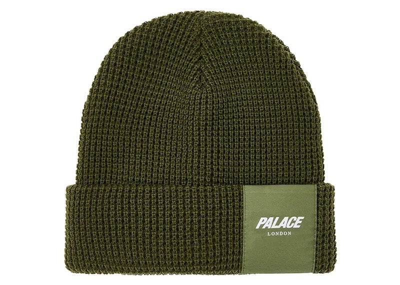 Palace London Waffle Beanie The Deep Green