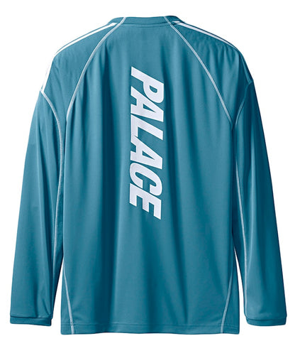 Palace x adidas Longsleeve T-shirt Blanch Sea/White