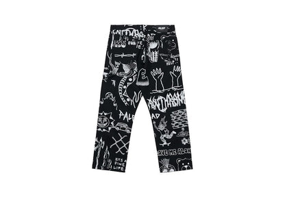 Palace Lotties Carp Jean Stone Wash Black
