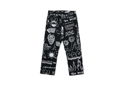 Palace Lotties Carp Jean Stone Wash Black