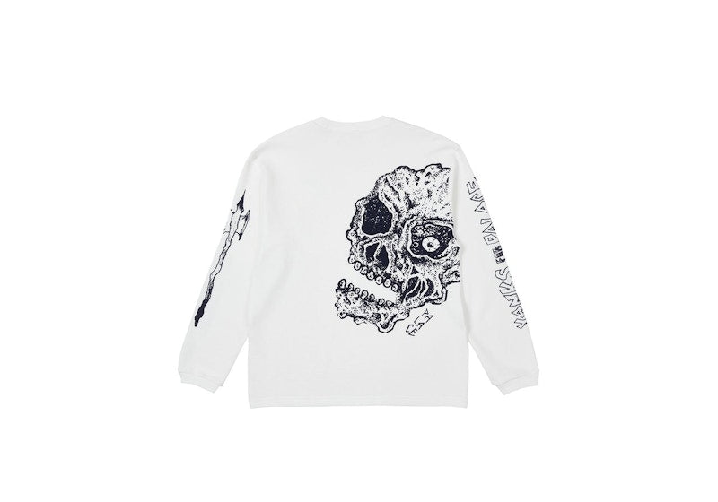Palace Lotties Thermal Skull Longsleeve White