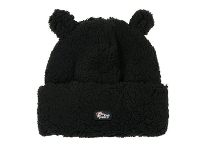 Palace Love Fuzzy Ears Beanie Black