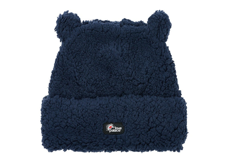 Palace Love Fuzzy Ears Beanie Navy