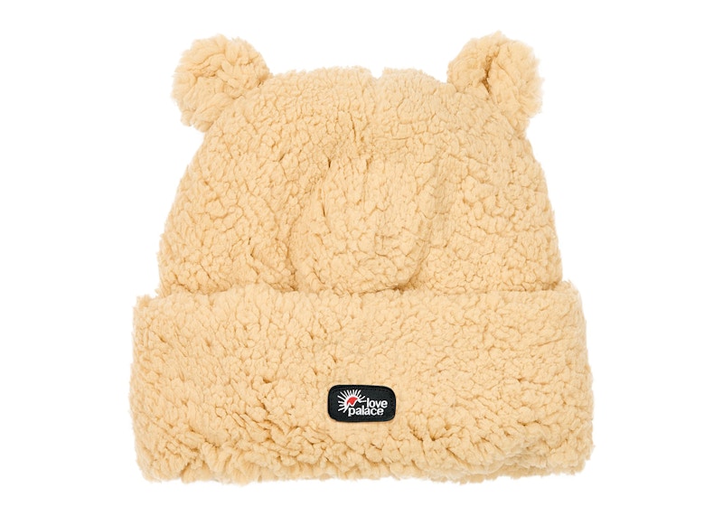 Palace Love Fuzzy Ears Beanie Soft White