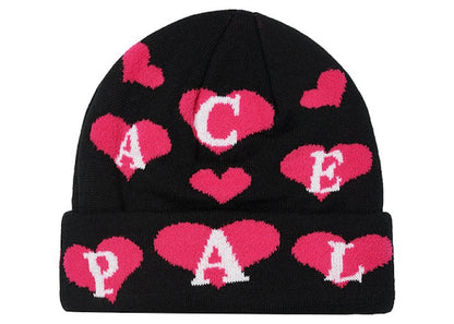 Palace Love Me Jacquard Beanie Black