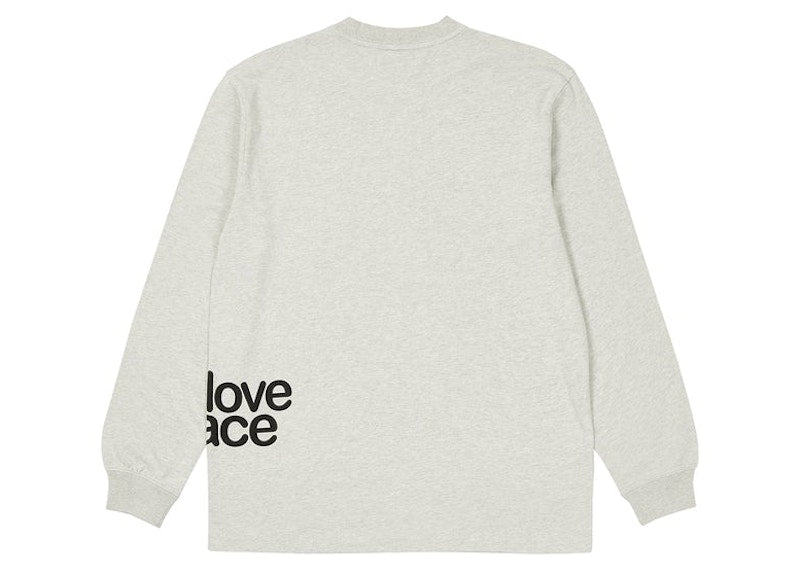 Palace Love Palace Longsleeve Grey Marl