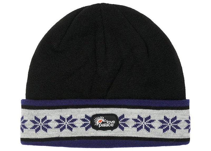 Palace Love Palace Snowflake Beanie Black