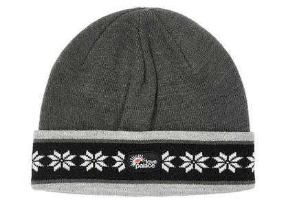 Palace Love Palace Snowflake Beanie Dark Grey Marl