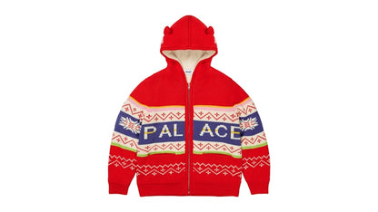 Palace Loves Me Hooded Knit Red