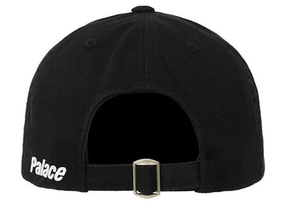 Palace Lowercase 6-Panel Black